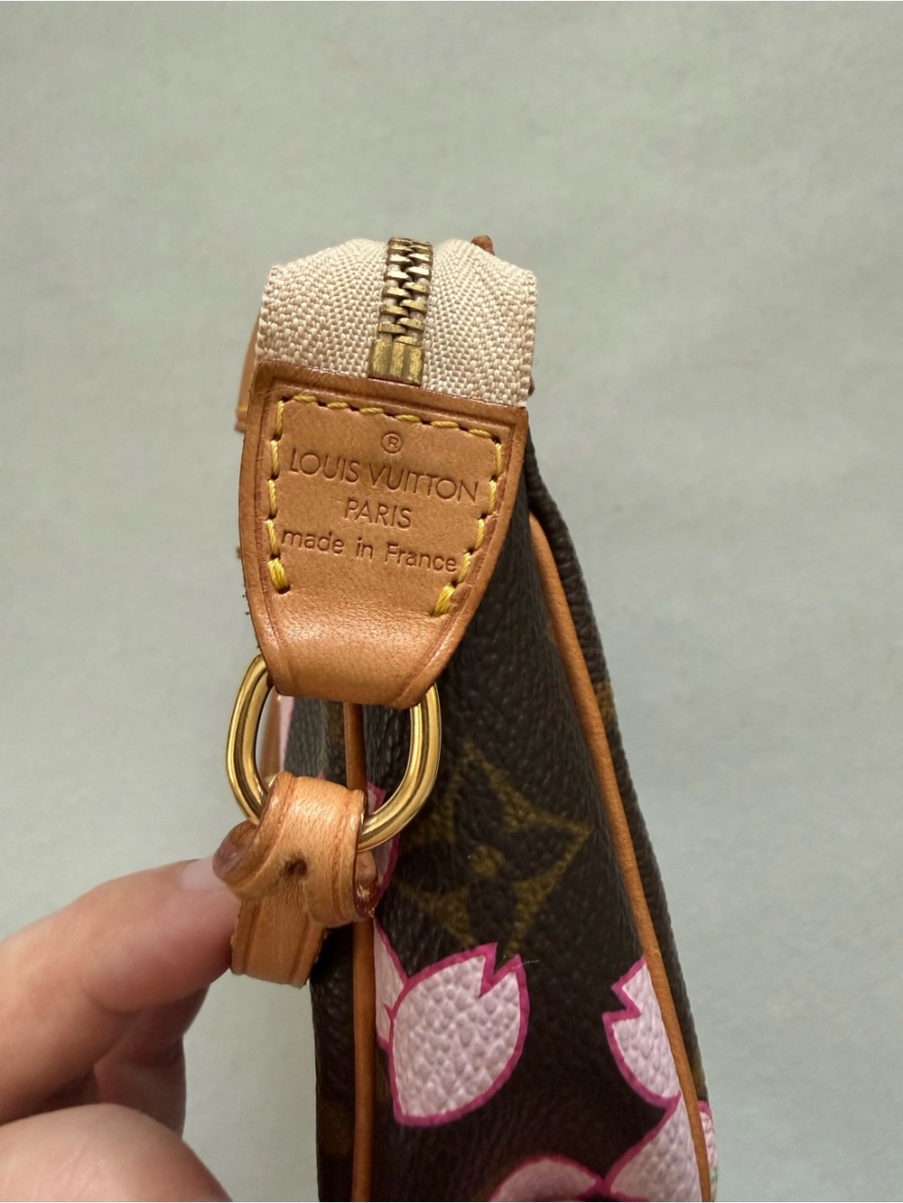 Louis Vuitton Murakami Monogram Cherry Blossom Pochette Bag - Picture 6 of 9